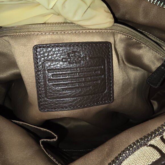 Coach Signature Shoulder Bag - Picture 9 of 11